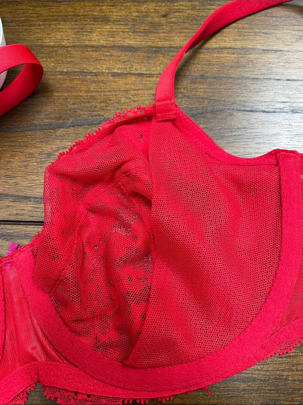 Victoria's Secret Red Lace Underwire Bra